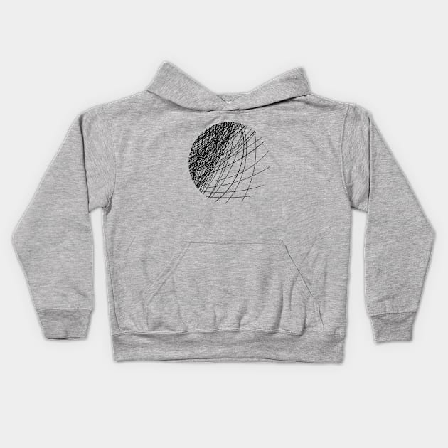 ABSTRACT LINES Kids Hoodie by azified